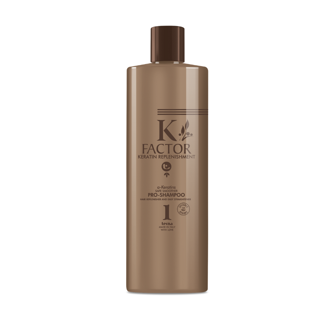 K-Factor Safe Smoother Pro Shampoo 1 - 500mL - Tecna K-Factor Anti-Frizz Treatment