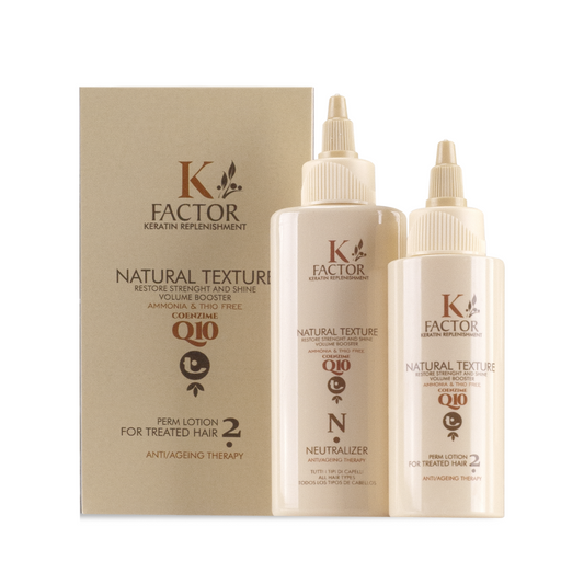 K-Factor Natural Texture Kit - Treated 2 - 100mL+125 mL - Tecna Hair Volumiser